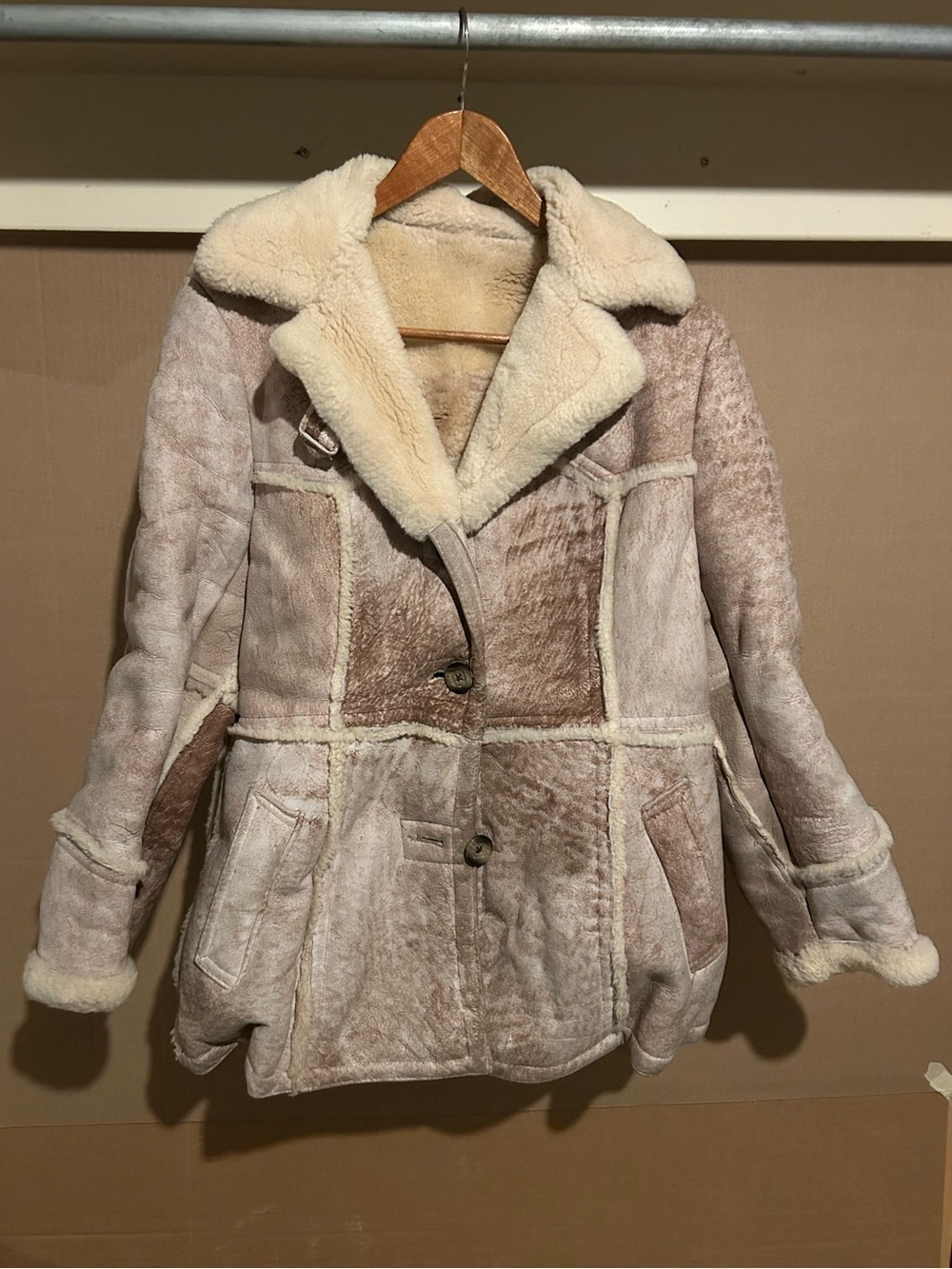 Vintage Cosa Nova Women’s Sheepskin Shearling Lined Winter Coat - Size 8
